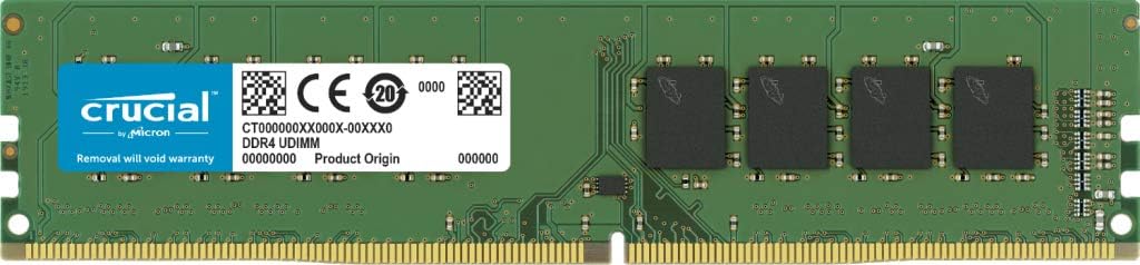 Crucial 8GB DDR4 2666MHz CL19 DIMM Desktop Memory CT8G4DFRA266