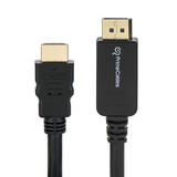 PrimeCables DisplayPort to HDMI Cable 6ft (2m) - DP to HDMI Male to Male - 1080p Full HD
