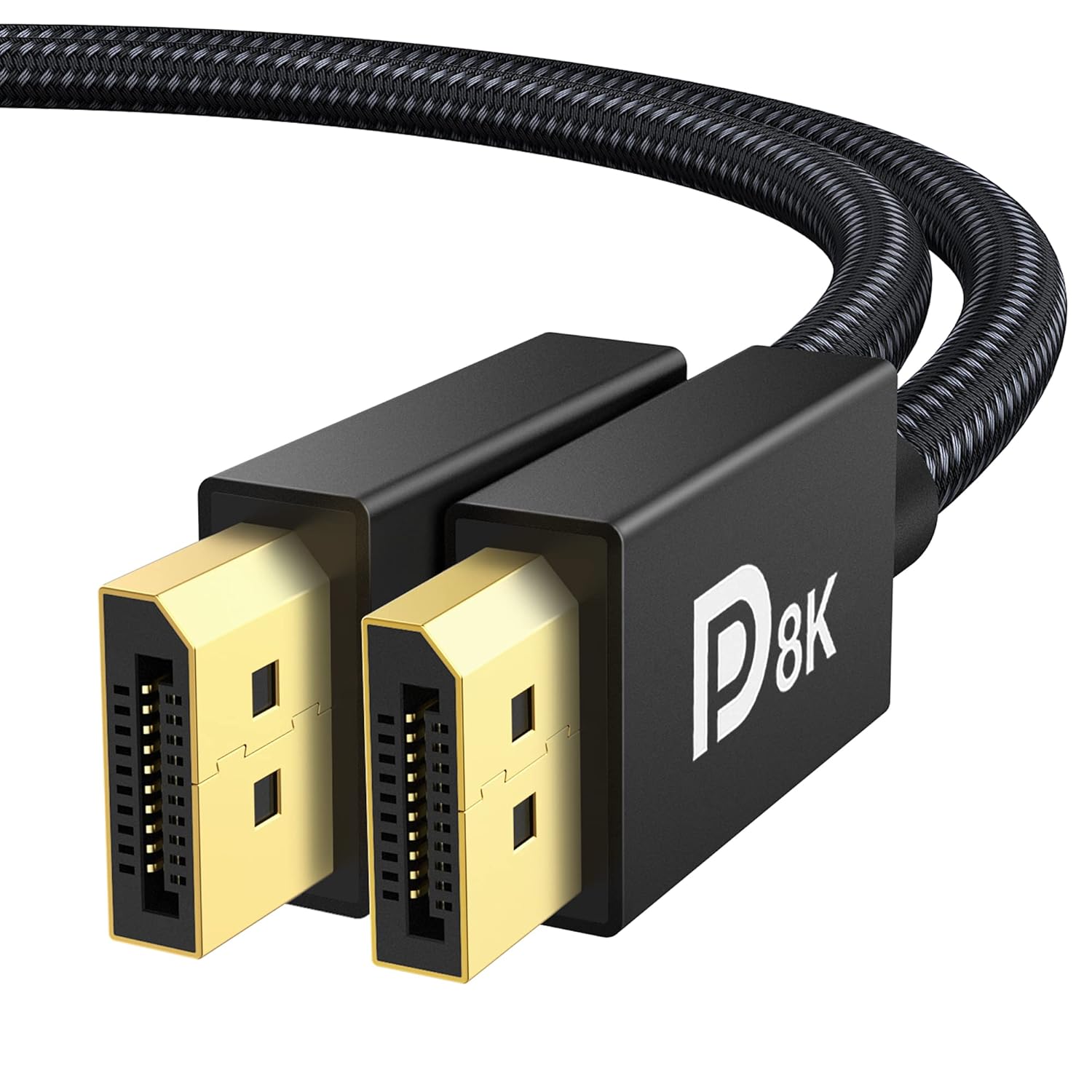 VESA DisplayPort 1.4 Cable 2m (6.6 ft) - VESA Certified - 8K 60Hz / 4K Hz / HDR
