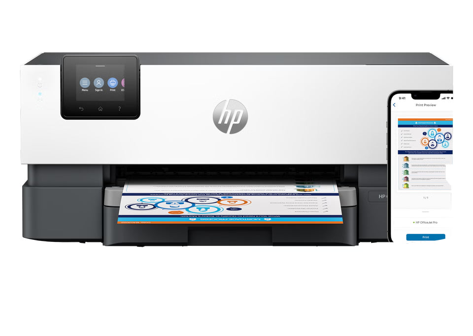 Open Box HP OfficeJet Pro 9110b Wireless Color Inkjet Printer | Duplex, Wi-Fi, Ethernet
