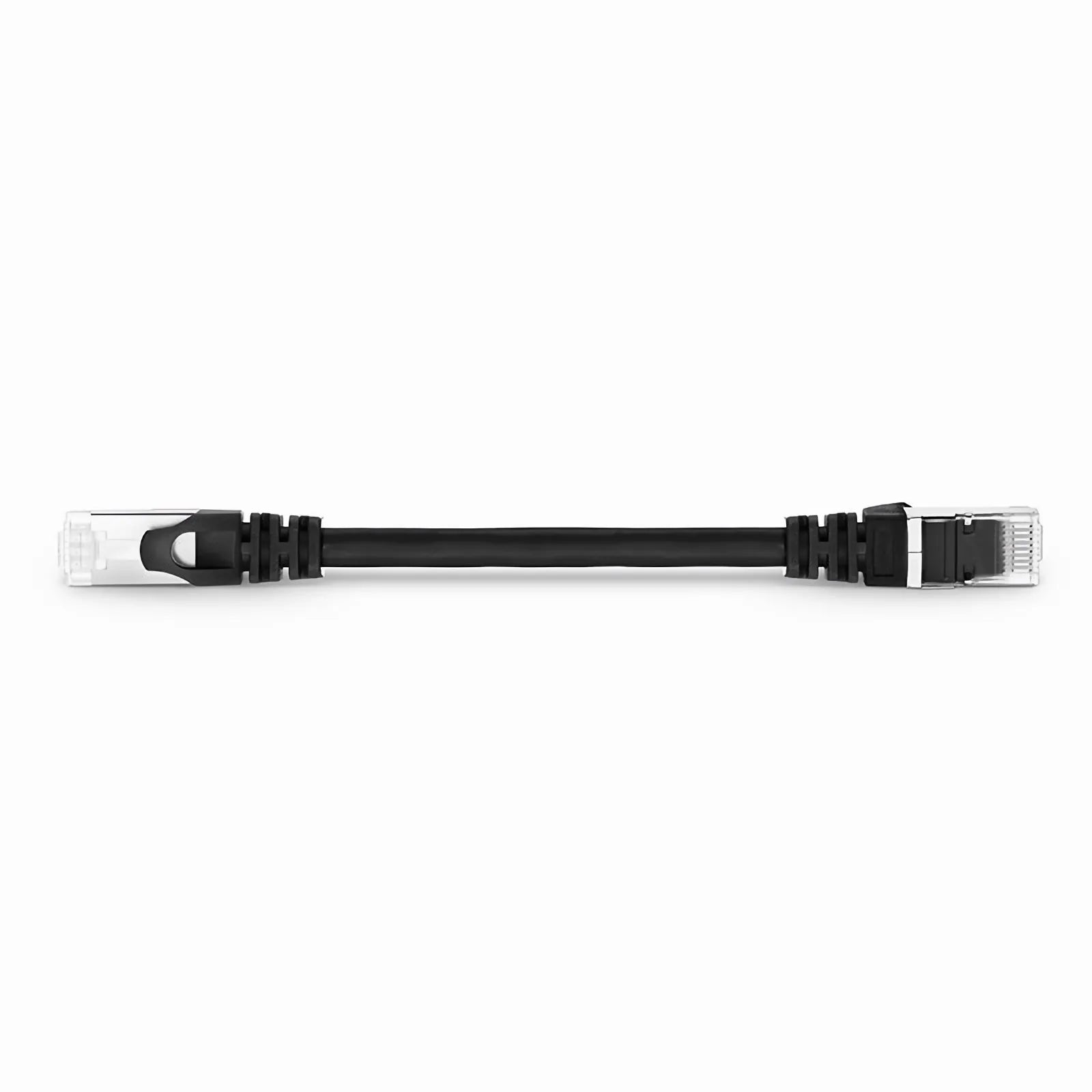 PrimeCables Cat6a SSTP 26AWG Ethernet Patch Cable - 100ft - 10Gbps - Black