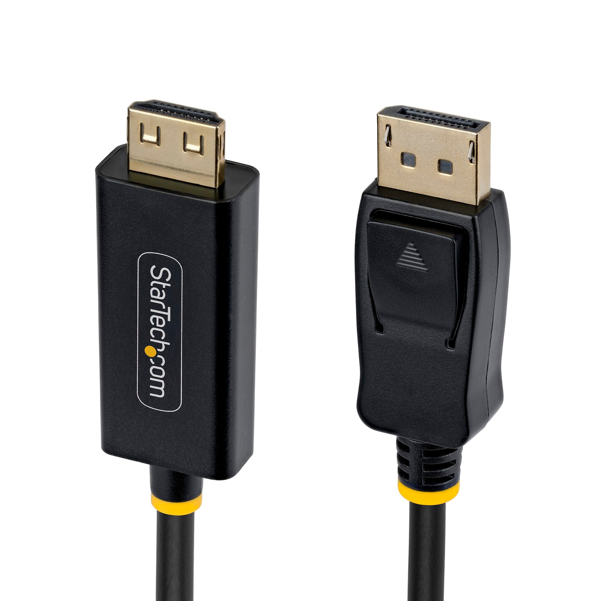StarTech DisplayPort to HDMI Adapter Cable 4.5m (15 ft) - 4K 60Hz HDR - Locking DisplayPort