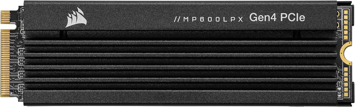 Corsair MP600 PRO LPX 1TB PCIe 4.0 NVMe M.2 2280 SSD for PS5 – Up to 7100 MB/s | CSSD-F1000GBMP600PLP