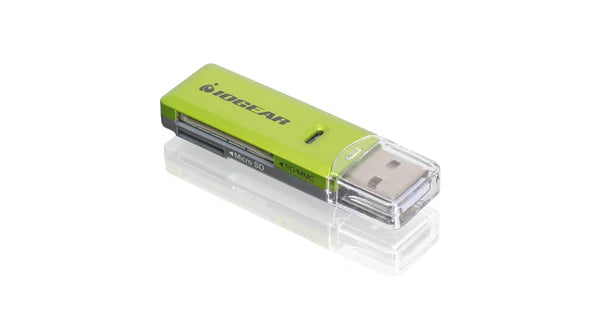 IOGEAR USB 2.0 Dual Slot SD / microSD Memory Card Reader