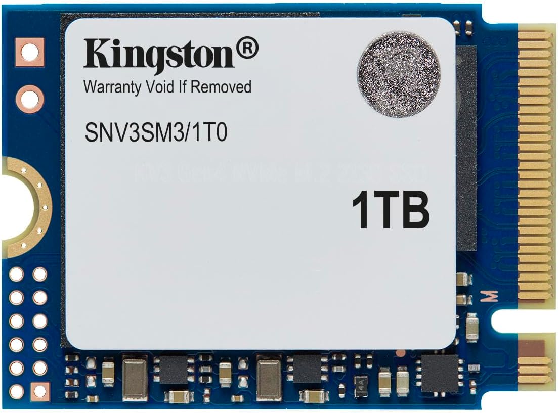 Kingston NV3 1TB PCIe 4.0 NVMe M.2 2230 SSD – Up to 6000 MB/s | SNV3SM3/1T0