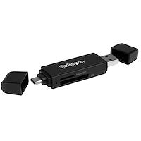 StarTech USB-C & USB-A SD / microSD UHS-I Card Reader – USB 3.2 Gen 1 (5Gbps)