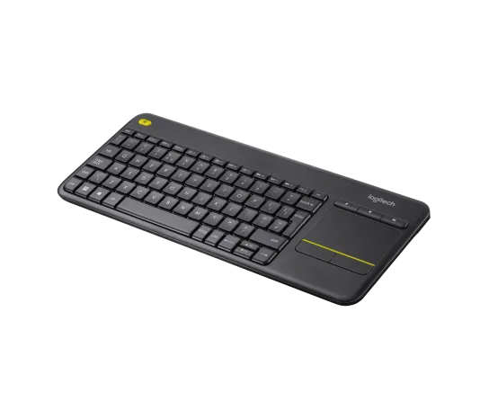 Logitech K400 Plus Wireless Touch Keyboard – Wireless Touch Keyboard with Built-In Touchpad – Black