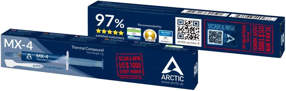ARCTIC MX-4 4g Premium Thermal Paste for CPU & GPU – High Performance