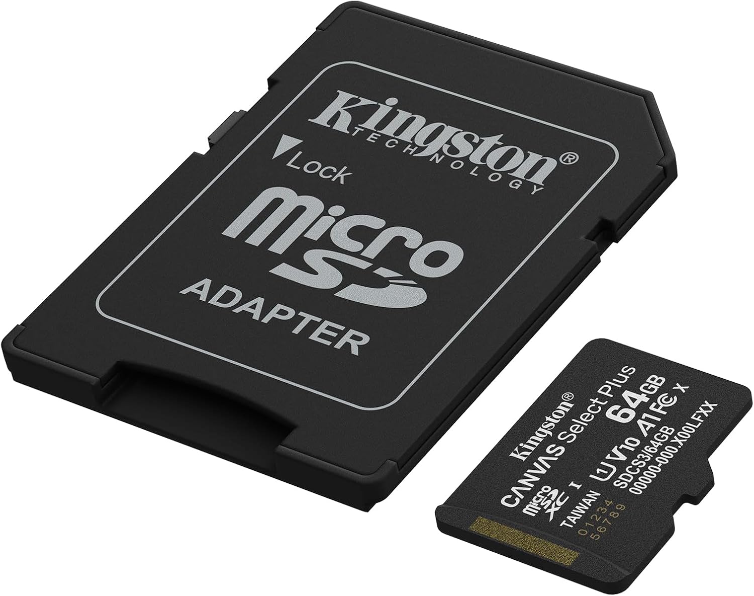 Kingston Canvas Select Plus 64GB microSDXC UHS-I Memory Card – Up to 100MB/s