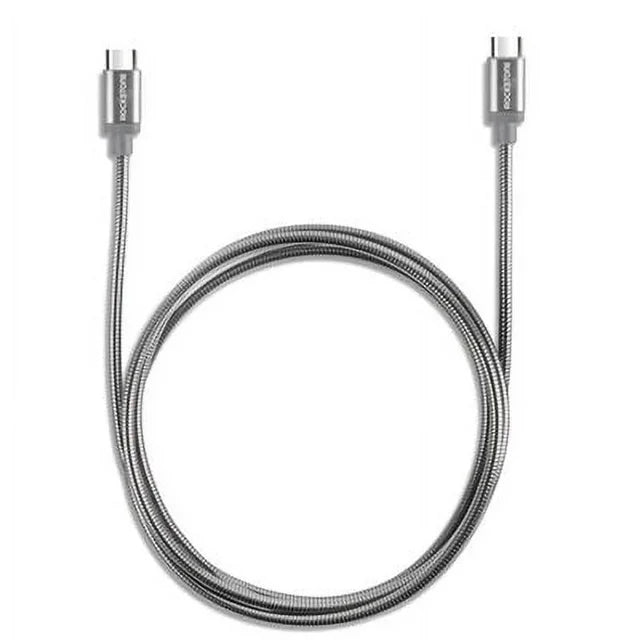 Rock & Stone Pet Proof Metal Braided USB-C to USB-C Cable (2 m)