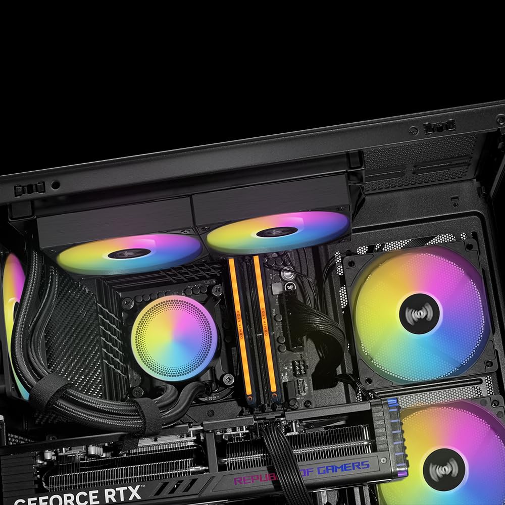 SAMA L40 ARGB CPU Liquid Cooler - 240mm AIO Water Cooling System