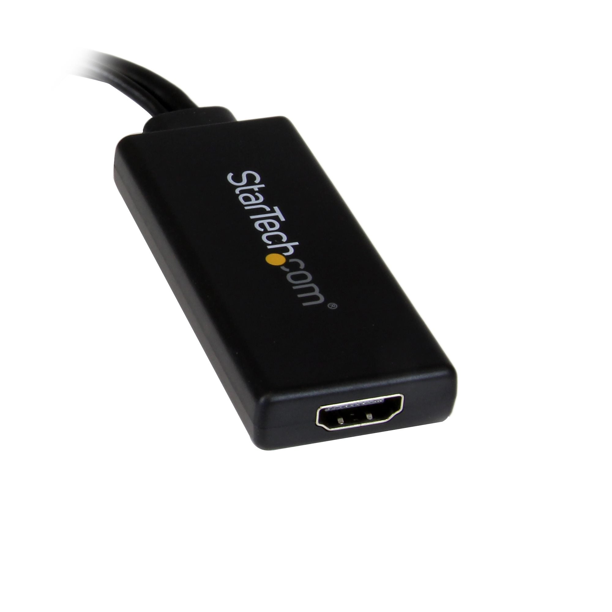 StarTech VGA to HDMI Adapter with USB Audio - 1080p - Black