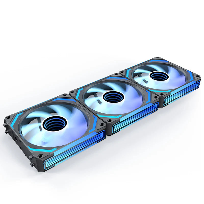 AsiaHorse COSMIQ UNI 120mm ARGB Case Fan Kit - 3 Pack | PWM RGB Cooling Fans with Controller