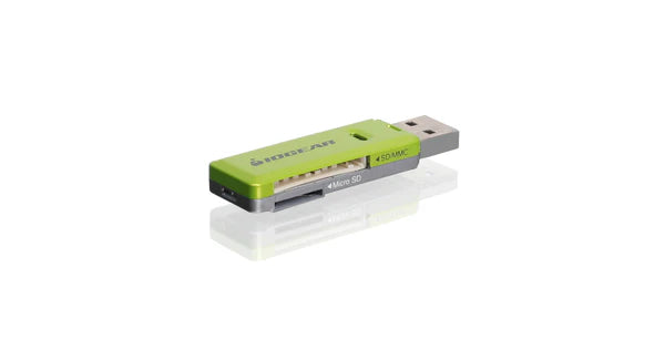 IOGEAR USB 2.0 Dual Slot SD / microSD Memory Card Reader