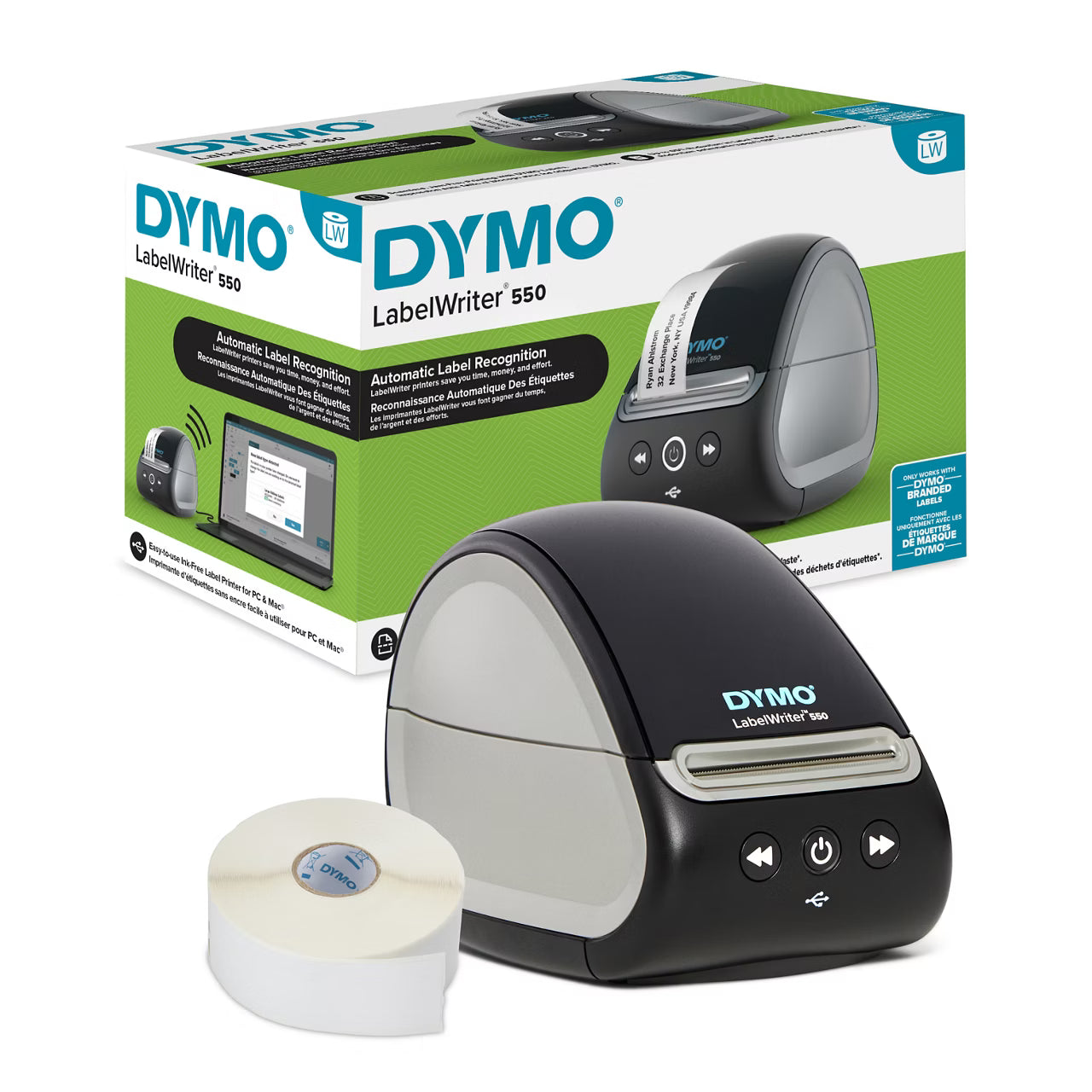 DYMO LabelWriter 550 Direct Thermal Label Printer