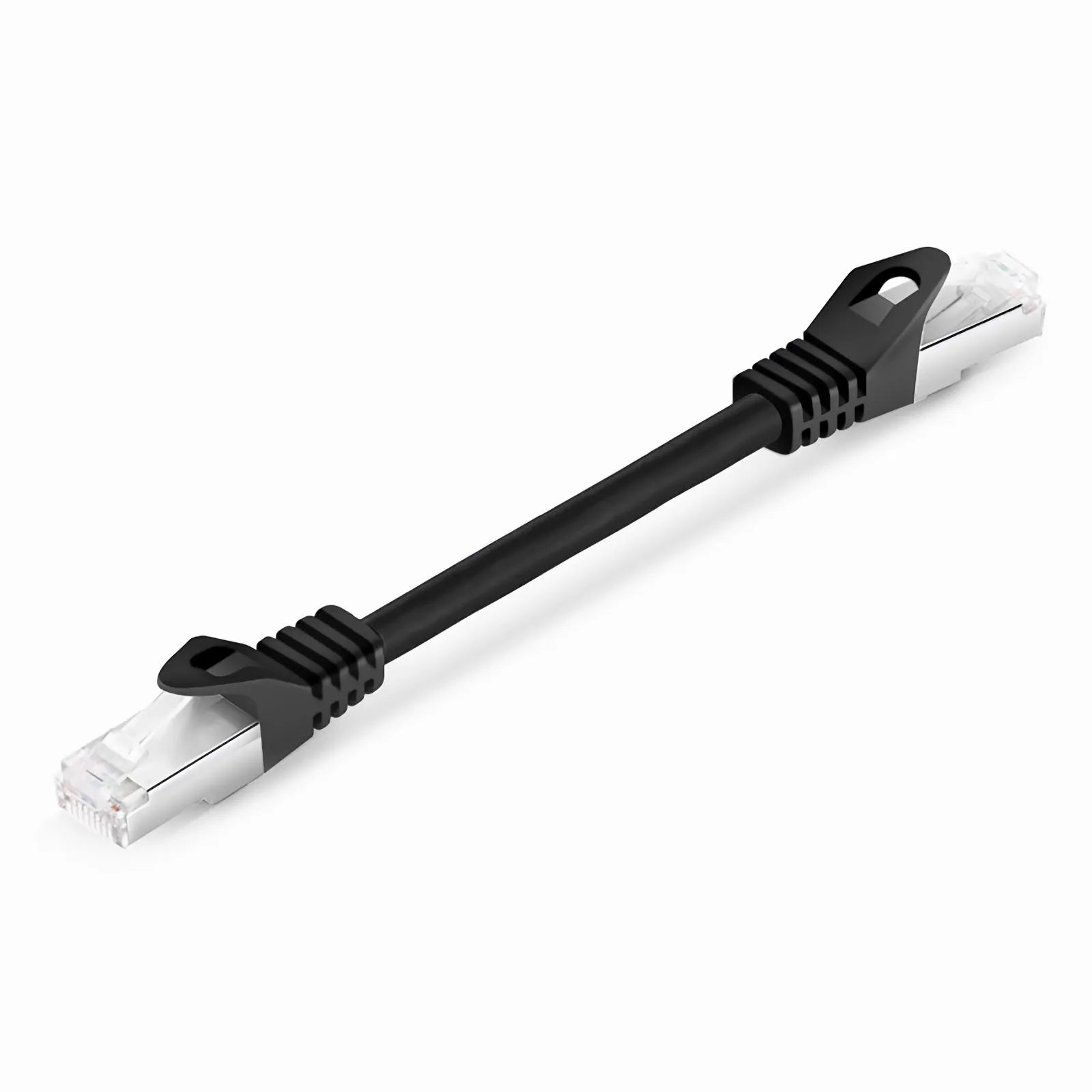 PrimeCables Cat6a SSTP 26AWG Ethernet Patch Cable - 100ft - 10Gbps - Black