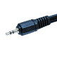 Cables 3.5mm Stereo Y Splitter Cable 1 Male to 2 Female 6in (15cm) - Black