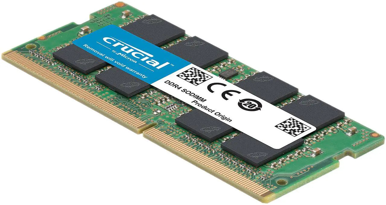 Crucial 32GB (2x16GB) DDR4-3200 SO-DIMM Laptop Memory - CL22, PC4-25600