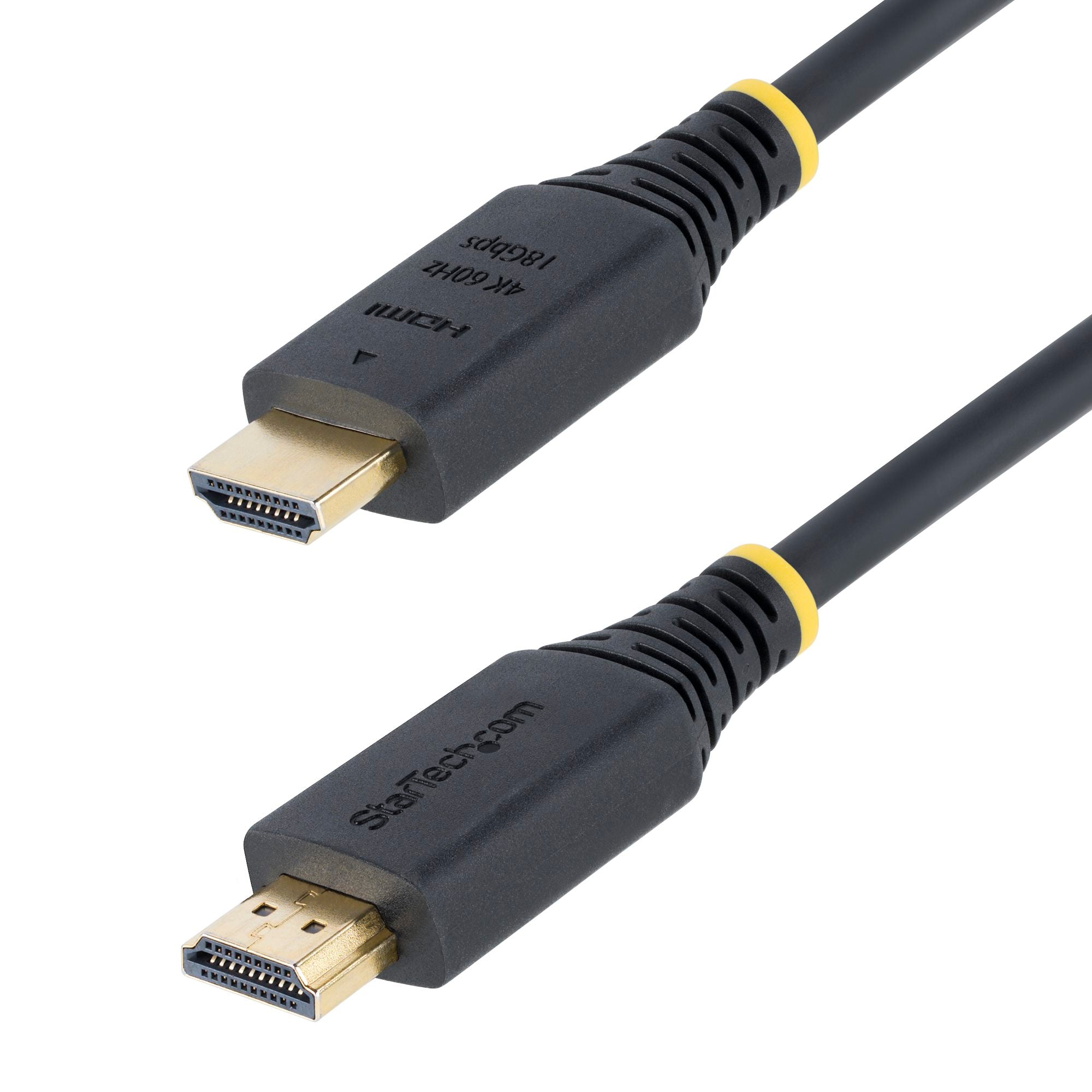 StarTech Câble HDMI 2.0 Premium Certifié 4K 60 Hz avec Ethernet – 3 m (10 pi)