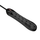 BlueDiamond 6-Outlet Surge Protector 2-Pack – 350 Joules – 15 ft Power Cord – Black