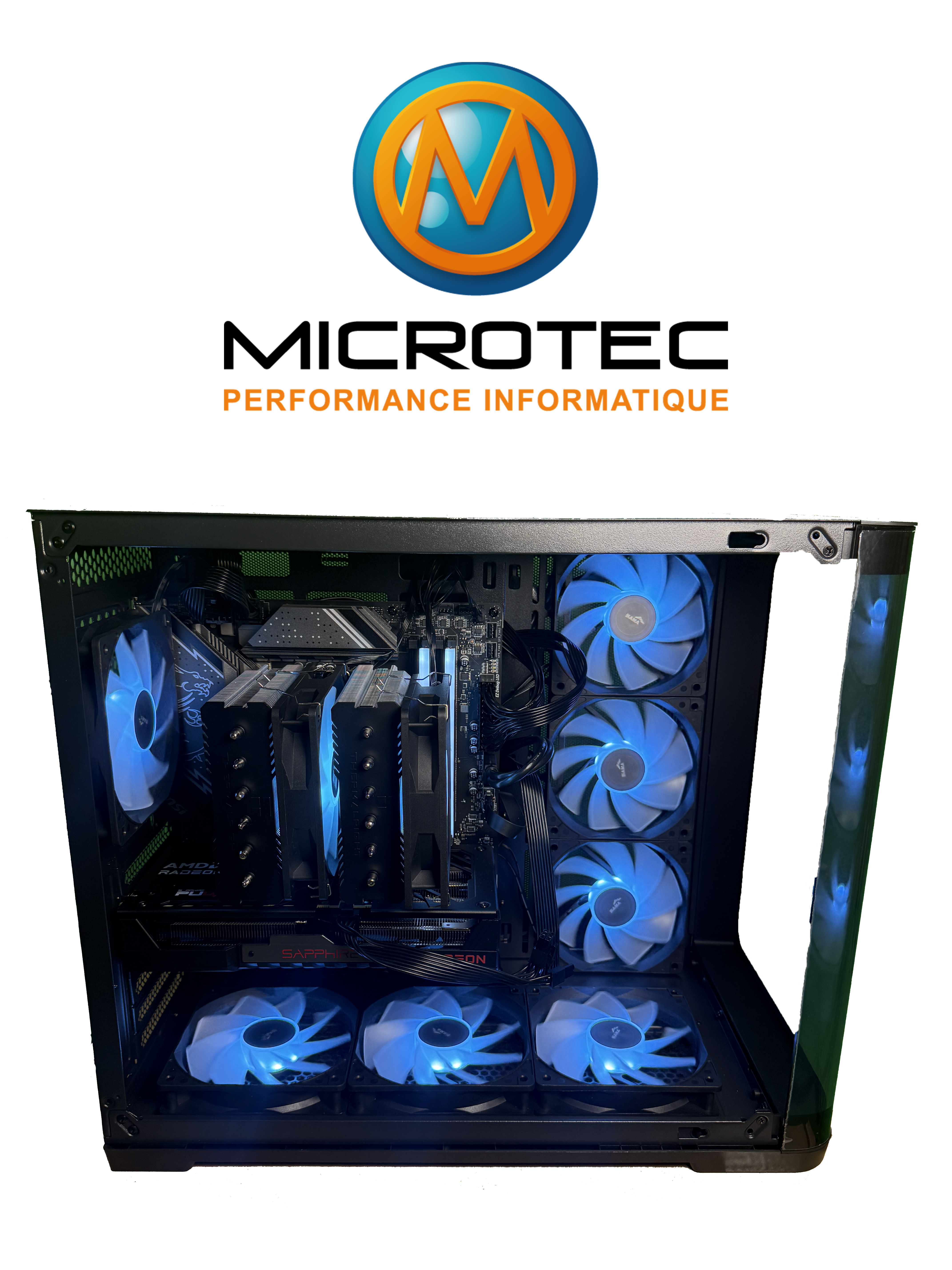 Gaming Desktop - Intel Core i5-14600K | AMD Radeon RX 9060 XT 16GB, 32GB DDR5, 1TB NVMe SSD, Air Cooling