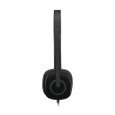 Logitech H151 Stereo Headset with Noise-Cancelling Microphone – 3.5 mm Black