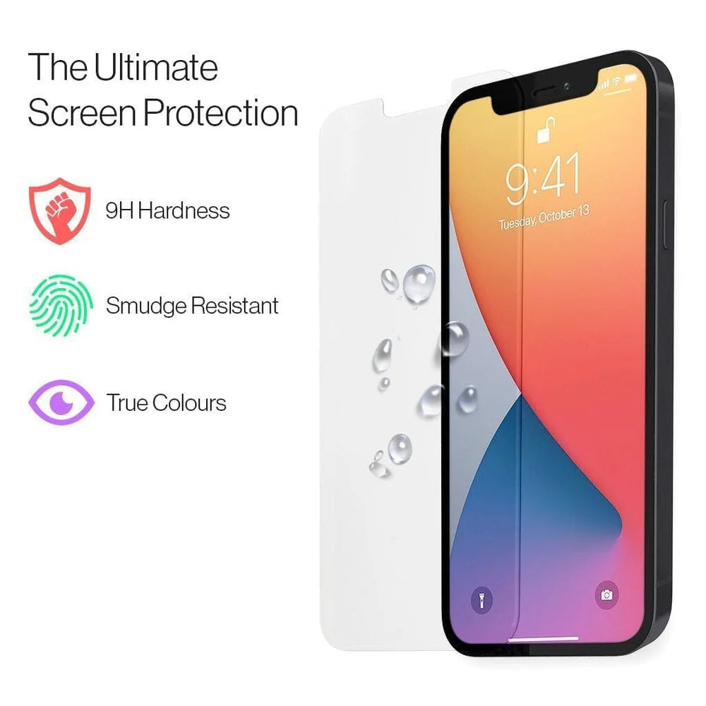 Caseco Screen Patrol Clear Tempered Glass Screen Protector for Apple iPhone 15 Plus / 15 Pro Max / 16 Pro Max
