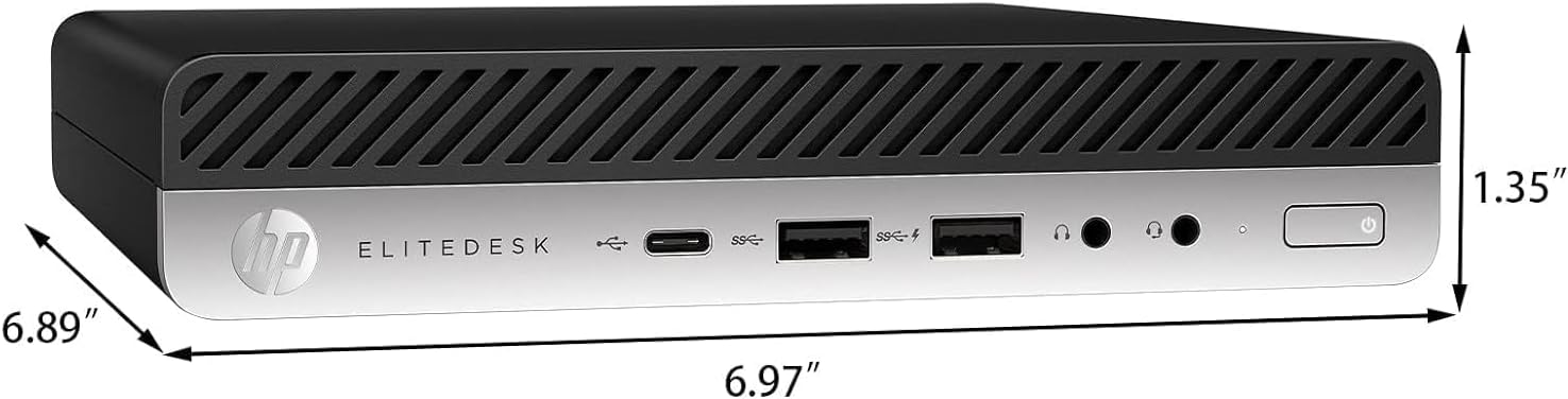 HP EliteDesk 800 G5 Mini – Core i5-9500T – 16GB RAM – 512GB SSD – Windows 11 Pro – Refurbished
