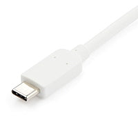 StarTech USB-C to HDMI 4K 60Hz Video Adapter with USB-C Power Delivery (60W) - White - CDP2HDUCPW