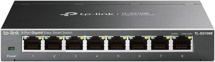 TP-Link TL-SG108E Easy Smart 8-Port Gigabit Managed Switch