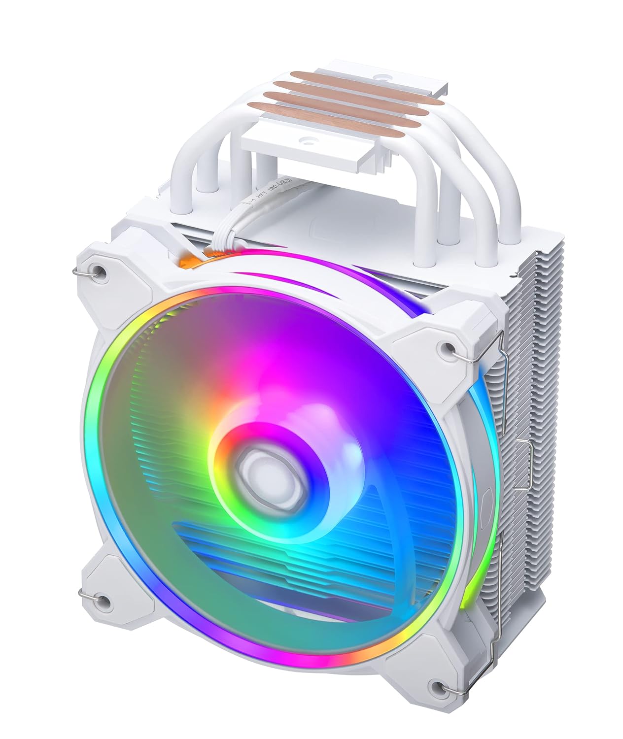 Cooler Master Hyper 212 Halo White ARGB CPU Air Cooler - 120mm Cooling System