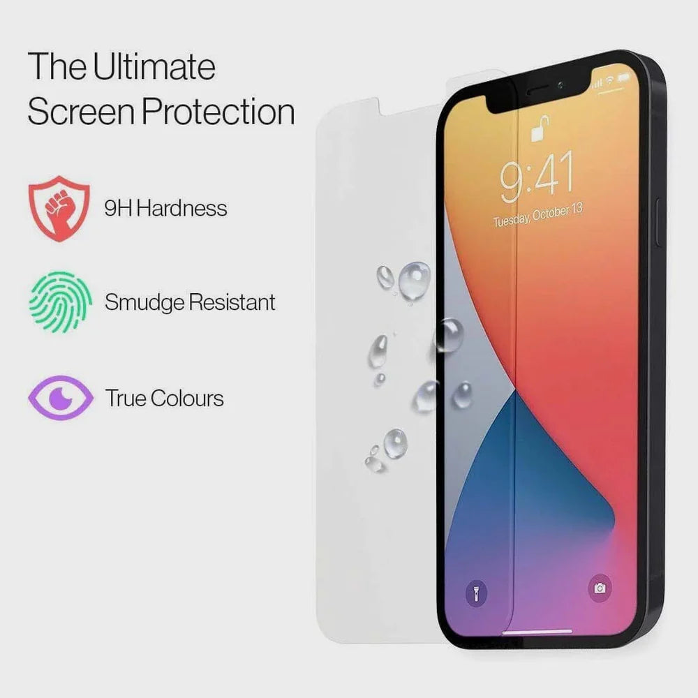 Caseco Screen Patrol Clear Tempered Glass Screen Protector for Apple iPhone 17 / 17 Pro / 16 Pro