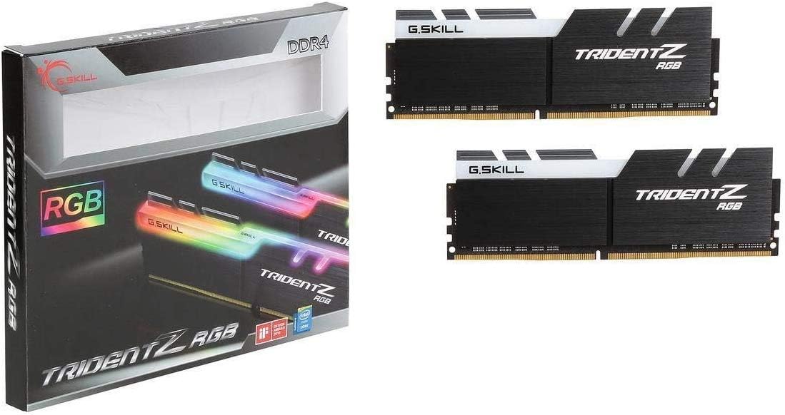 G.SKILL Trident Z RGB 32GB (2x16GB) DDR4 3600MHz CL18 Desktop Memory Kit F4-3600C18D-32GTZR