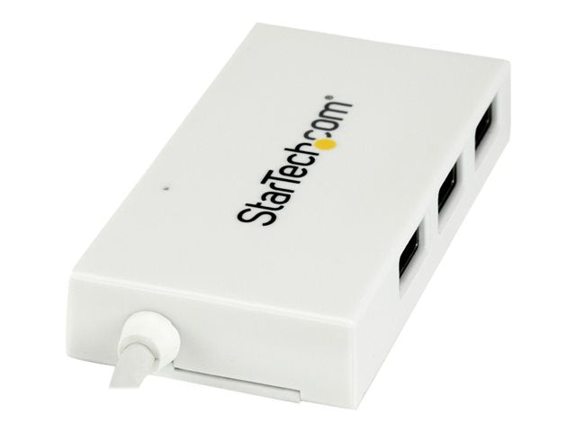 StarTech.com 4-Port USB-C Hub - 3x USB-A + 1x USB-C, 5Gbps, White | HB30C3A1CFBW