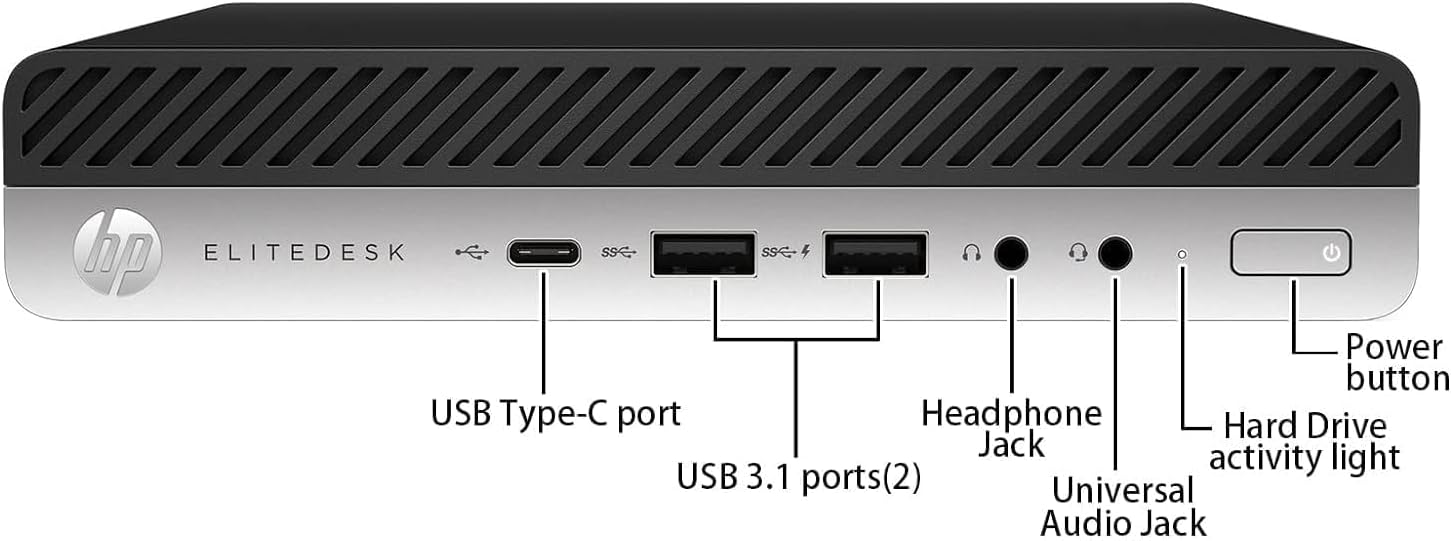 HP EliteDesk 800 G5 Mini – Core i5-9500T – 16GB RAM – 512GB SSD – Windows 11 Pro – Refurbished
