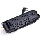 BlueDiamond Defend Flex 10-Outlet Surge Protector – 2880 Joules – 8 ft Power Cord – Black