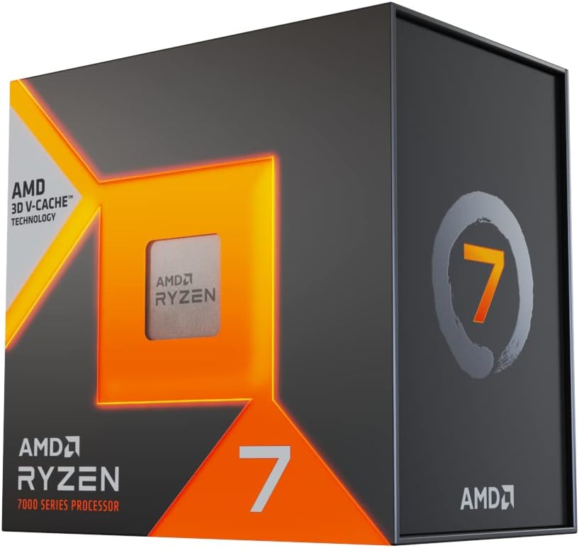 AMD RYZEN 7 7800X3D 8c/16t 120W AM5 NO CPU COOLER