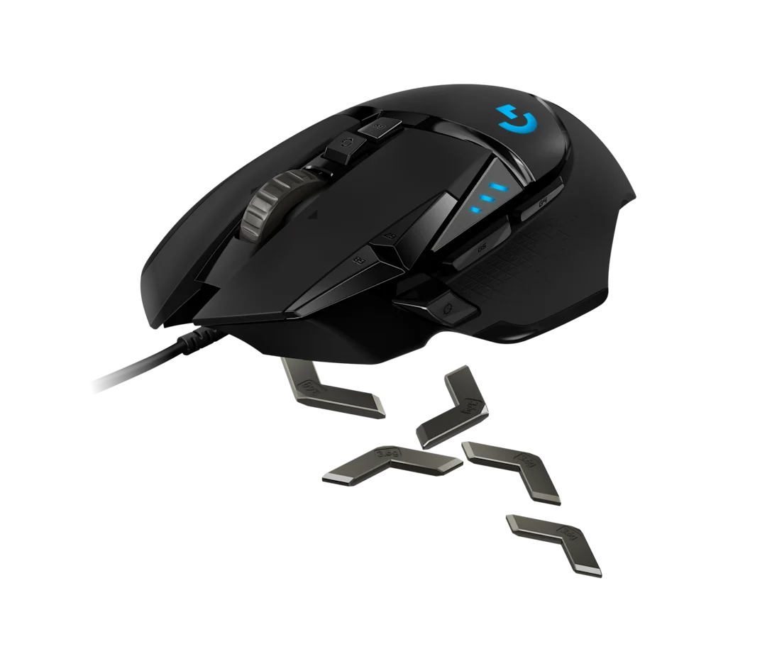 Logitech G502 HERO Gaming Mouse – HERO 25K RGB Wired Gaming Mouse – 25,600 DPI – Black
