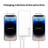 Rockstone 10,000mAh USB-A & USB-C Portable Power Bank – White