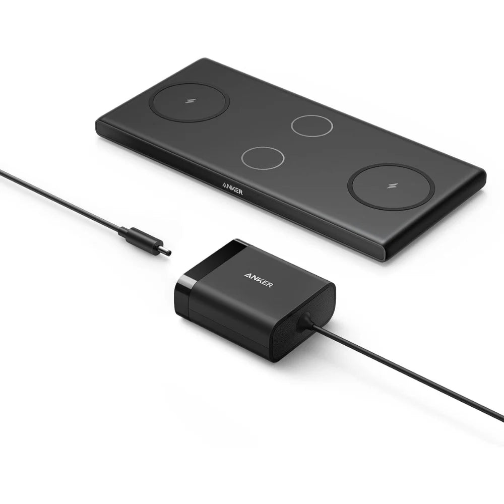 Anker 552 5-in-1 Wireless Charging Station with USB-A Port – Qi Compatible