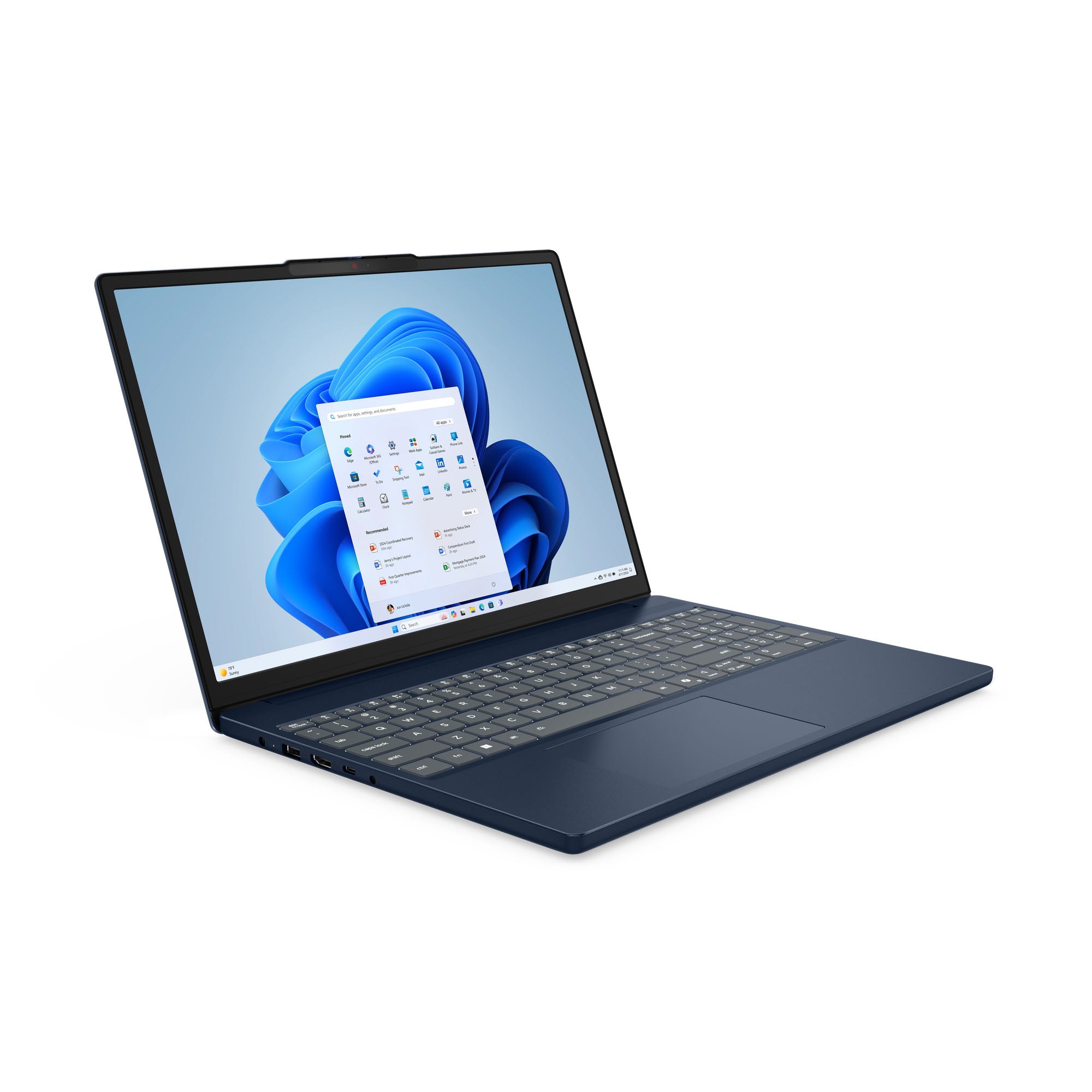 Lenovo Ideapad Slim 3 - AMD Ryzen 5 8540U | 15,3'' WUXGA (1920 x 1200), 60 Hz, 16 Go DDR5, 512 Go M.2