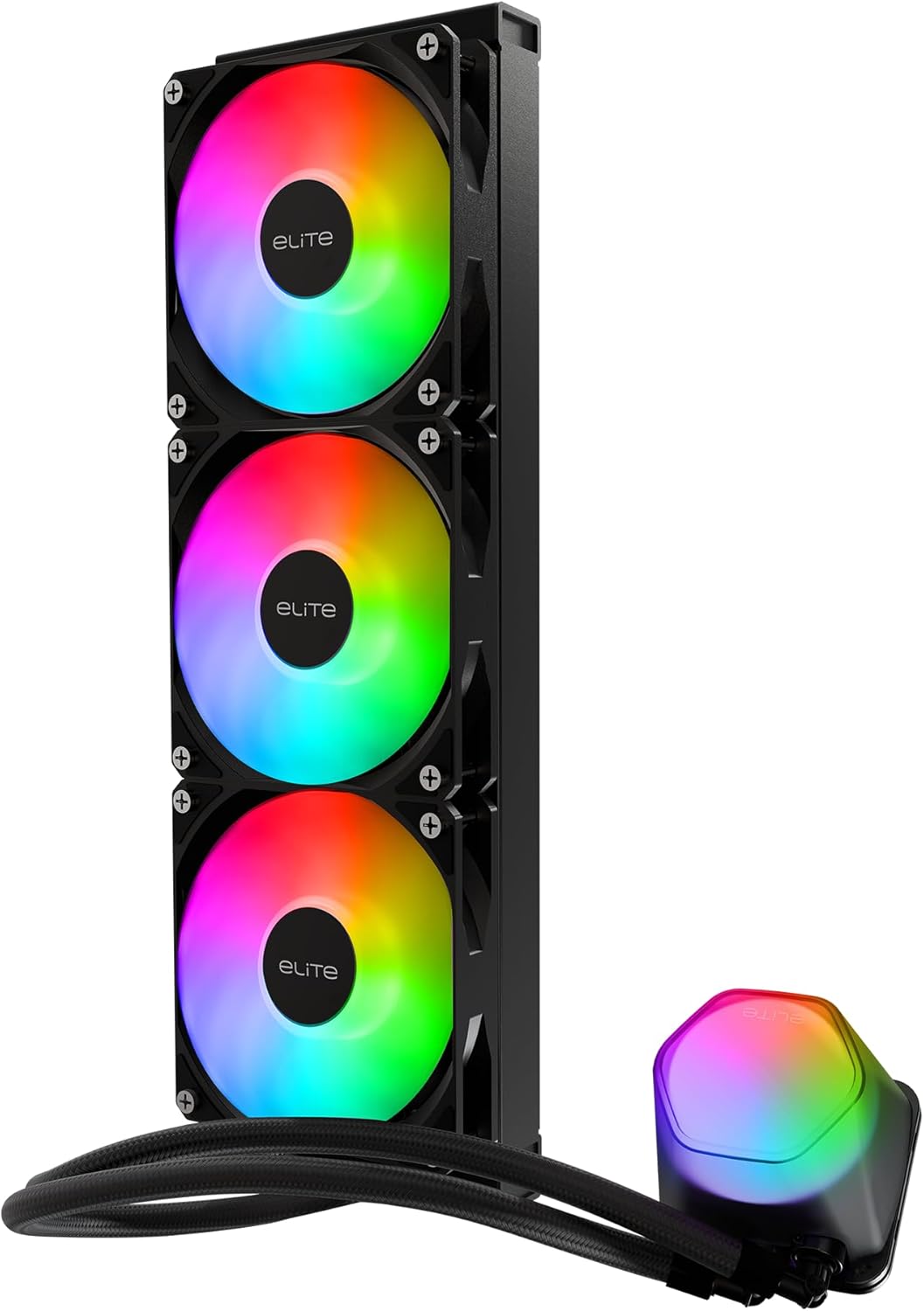 Cooler Master MasterLiquid ML360 RGB CPU Liquid Cooler - 360mm ARGB AIO Water Cooling