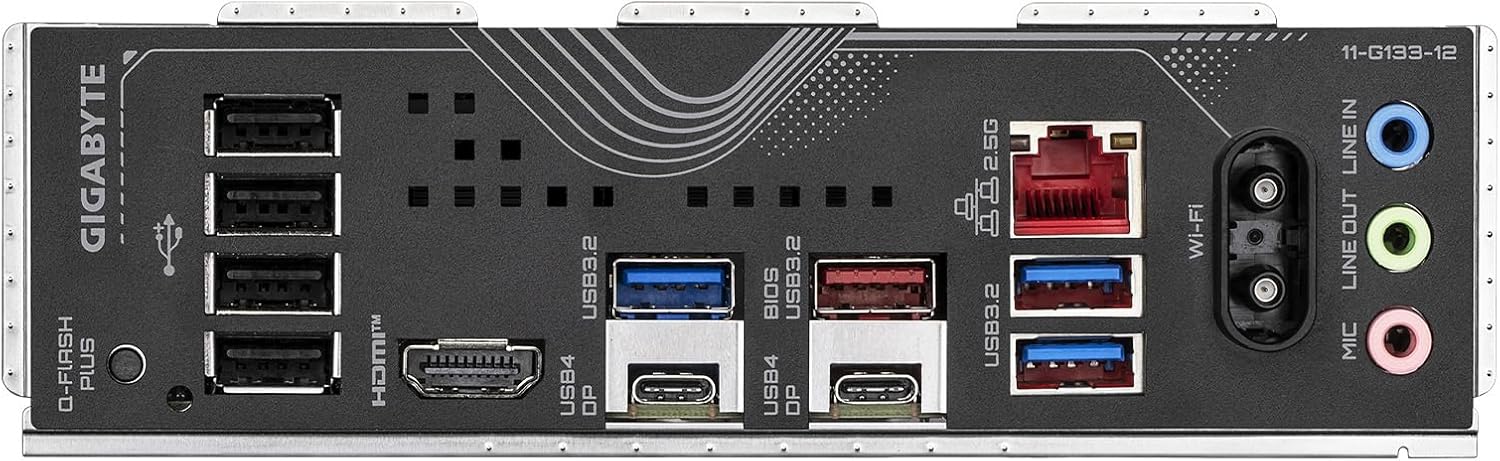 GIGABYTE X870 AM5 ATX Motherboard - DDR5, PCIe 5.0, USB4, Wi-Fi 7, 2.5GbE