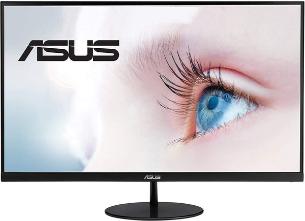Refurbished ASUS VL249HE 23.8” Eye Care Monitor, 1080P Full HD, 75Hz, IPS, Adaptive-Sync/FreeSync, Eye Care, HDMI VGA, Frameless Slim Design