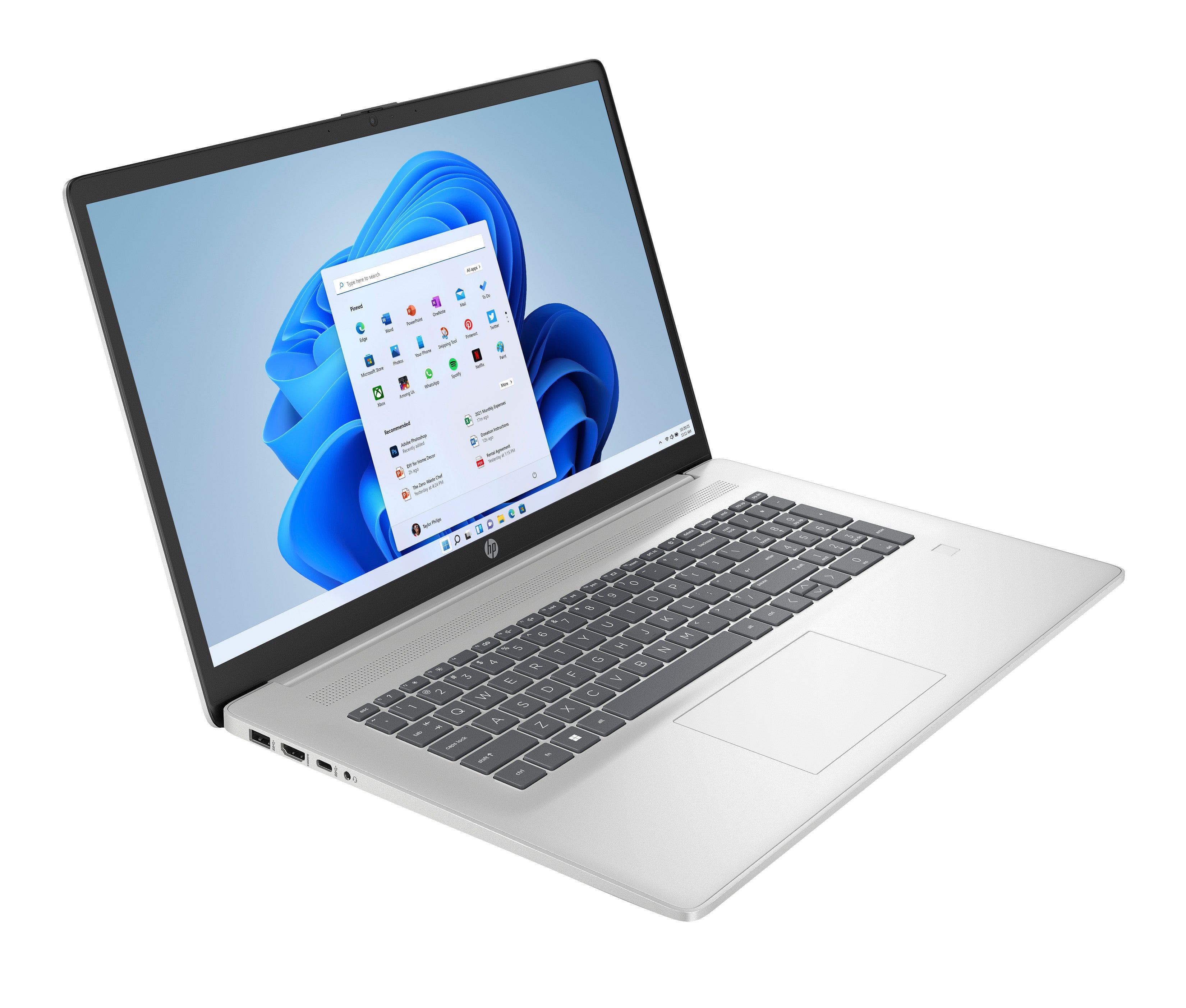 HP 17-CN5000CA - Intel Core Ultra 5 225U | 17 pouces, résolution Full HD 1920 x 1080, 60 Hz, 16 Go de RAM, 512 Go de stockage