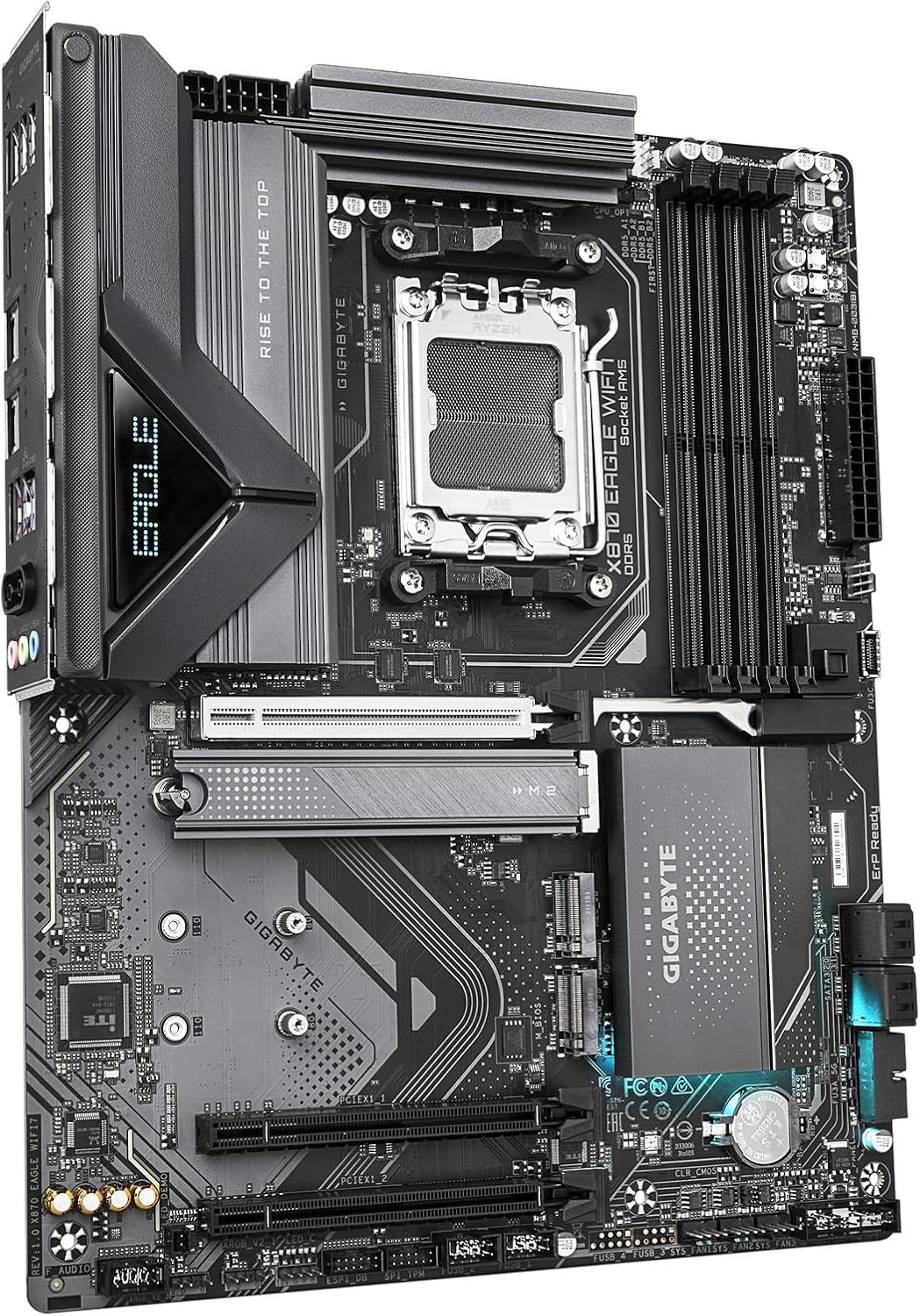 GIGABYTE X870 AM5 ATX Motherboard - DDR5, PCIe 5.0, USB4, Wi-Fi 7, 2.5GbE