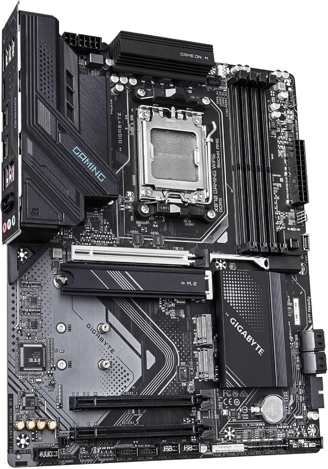 GIGABYTE X870 AM5 ATX Motherboard - DDR5, PCIe 5.0, USB4, Wi-Fi 6, 2.5GbE