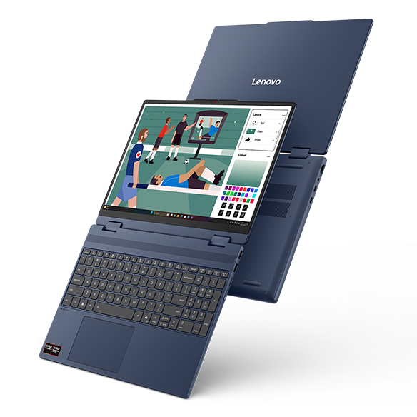 Lenovo IdeaPad 5a 2-in-1 Laptop - AMD Ryzen AI 5 430 | 15.3" WUXGA Touch, 60Hz, 16GB RAM, 512GB SSD
