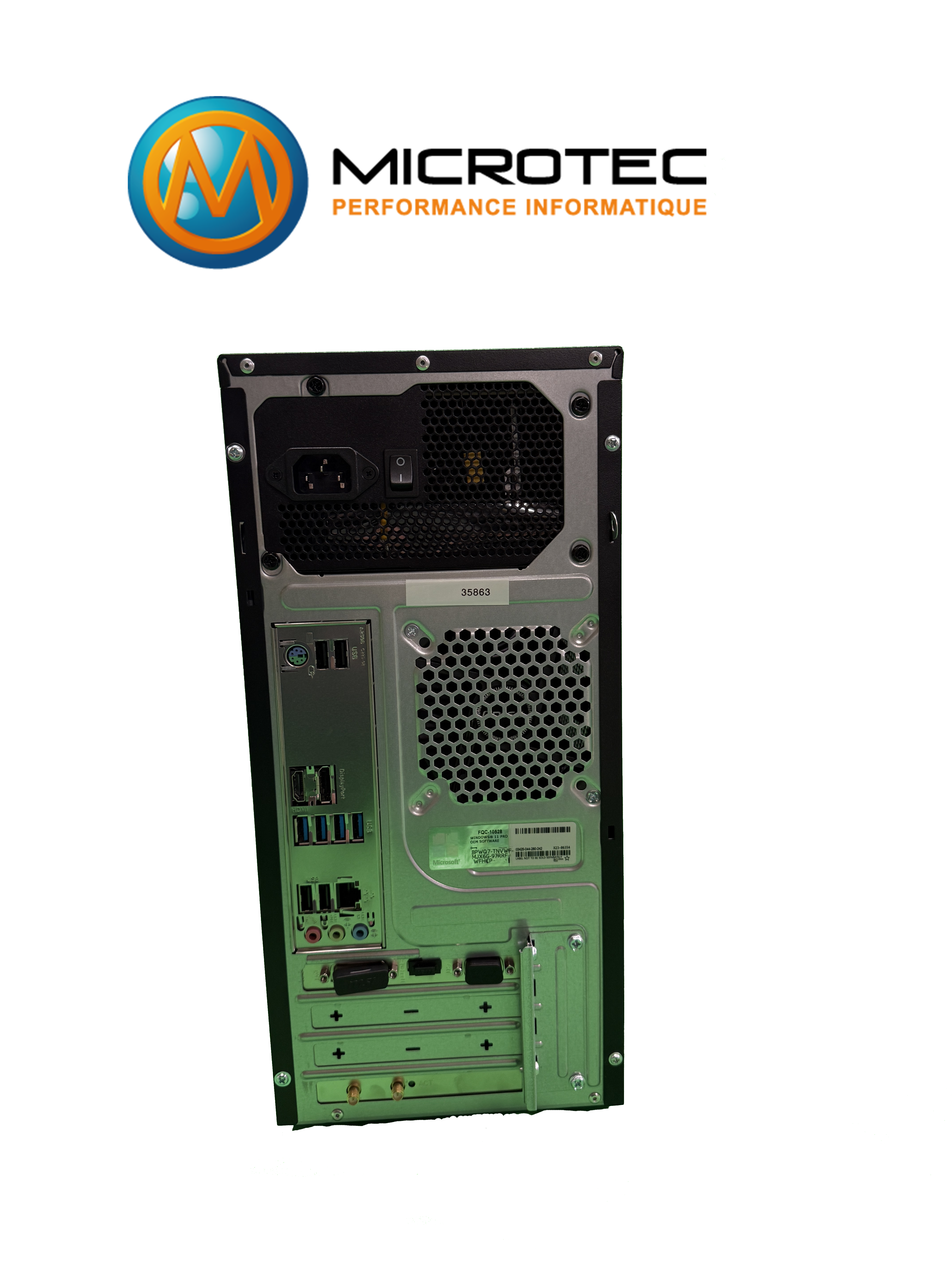 Custom Desktop PC - AMD Ryzen 5 5500 | 16GB DDR4, 500GB NVMe SSD, MSI GT 710, Windows 11 Pro