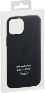 Genuine Apple Leather Case for iPhone 13 Mini, Midnight